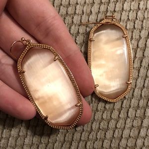 Kendra Scott RoseGold/ClearStone Danielle Earrings